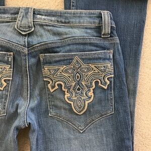 ANTIK DENIM SIZE 28 BLUE JEANS BOOTCUT